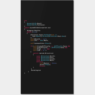 Is This The Real Life Coding Programming Color Posters and Art